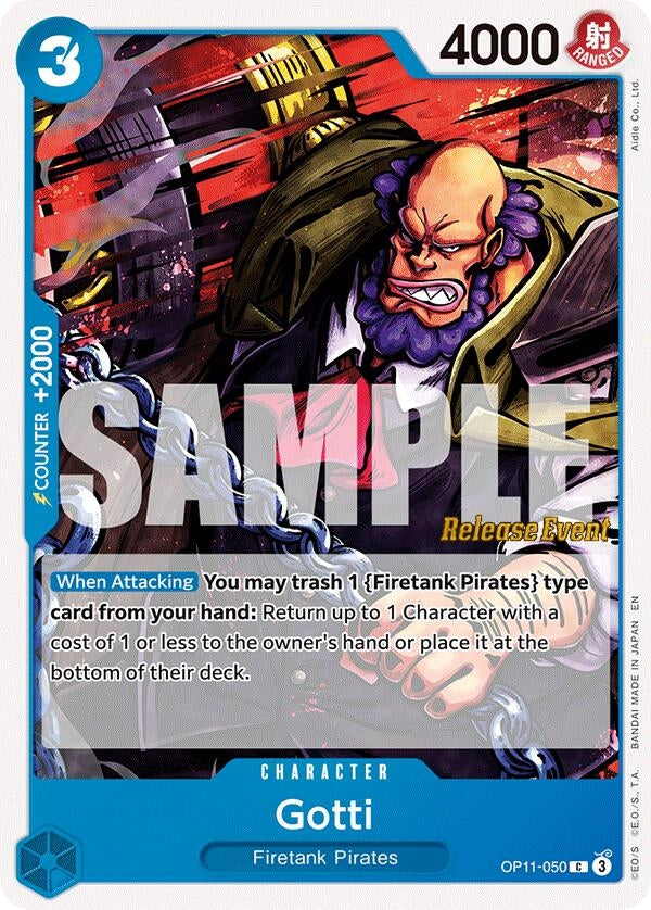 Image for Gotti (OP11-050) (OP11 RE) - One Piece Card Game