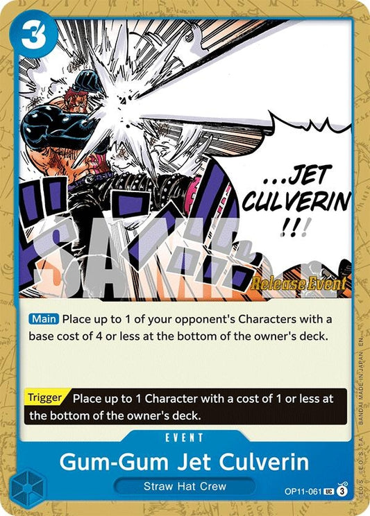 Image for Gum-Gum Jet Culverin (OP11-061) (OP11 RE) - One Piece Card Game
