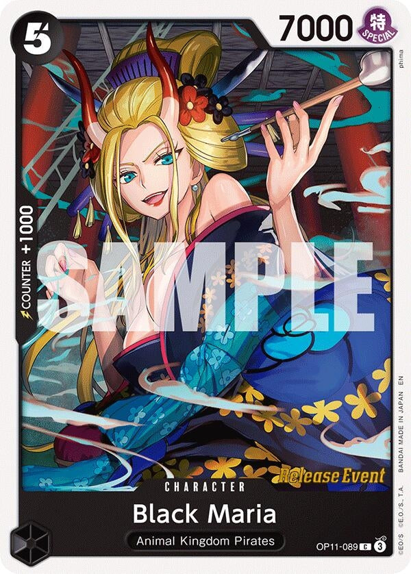 Image for Black Maria (OP11-089) (OP11 RE) - One Piece Card Game