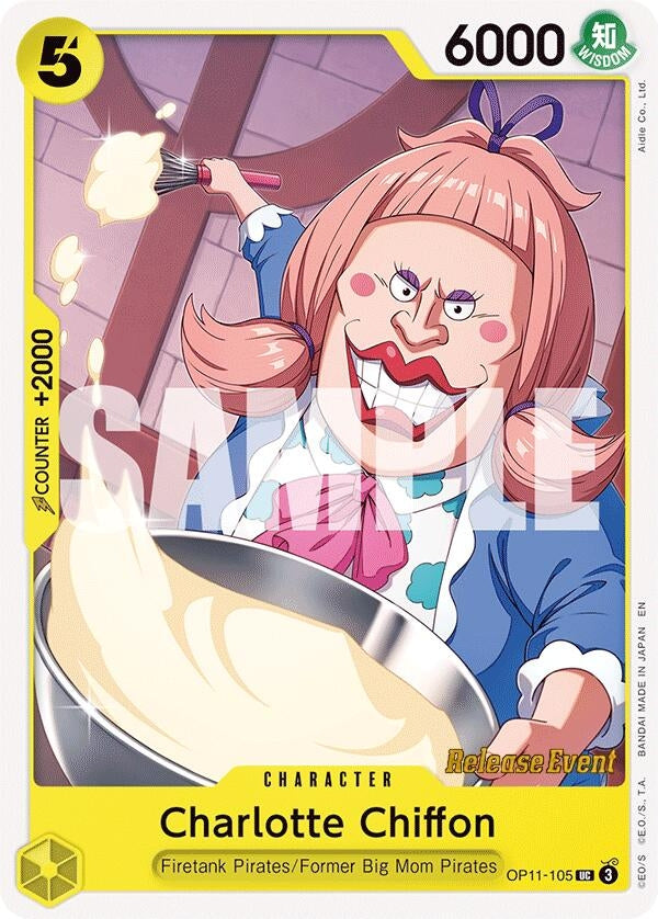 Image for Charlotte Chiffon (OP11-105) (OP11 RE) - One Piece Card Game