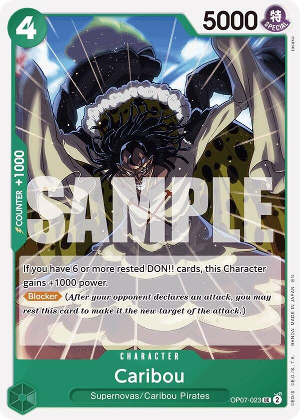 Image for Caribou (Reprint) (OP07-023) (ST-24) - One Piece Card Game