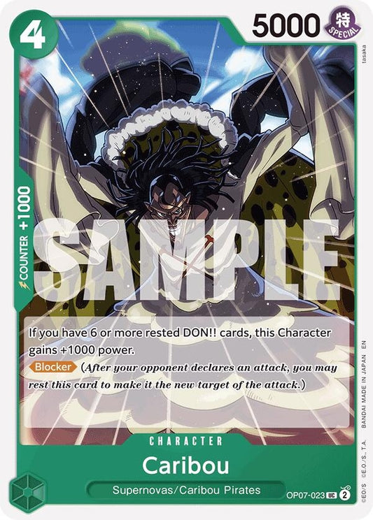 Image for Caribou (Reprint) (OP07-023) (ST-24) - One Piece Card Game
