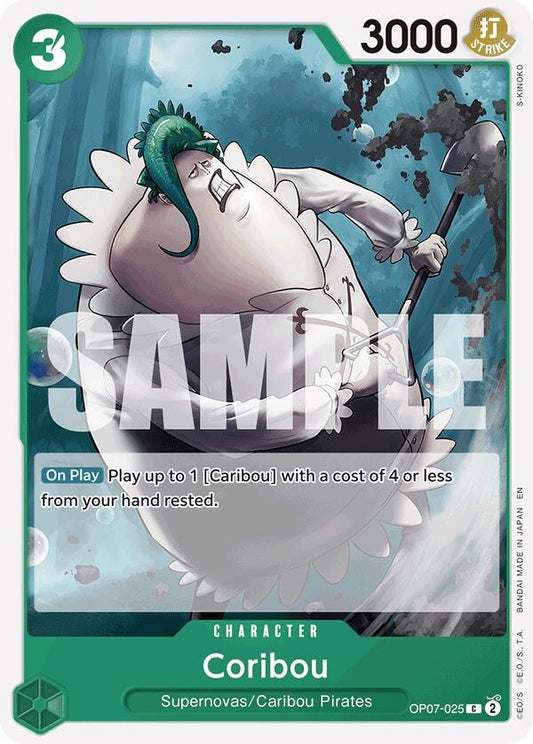 Image for Coribou (Reprint) (OP07-025) (ST-24) - One Piece Card Game