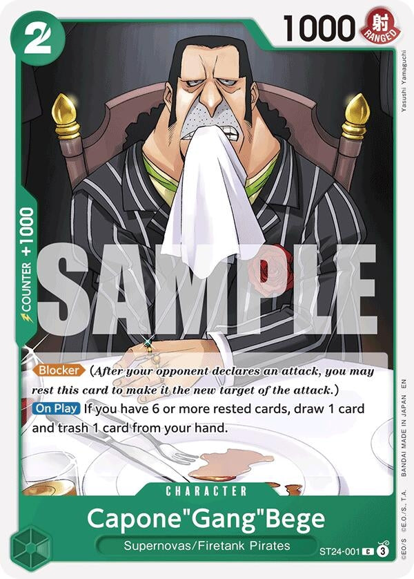Image for Capone"Gang"Bege (ST24-001) (ST-24) - One Piece Card Game