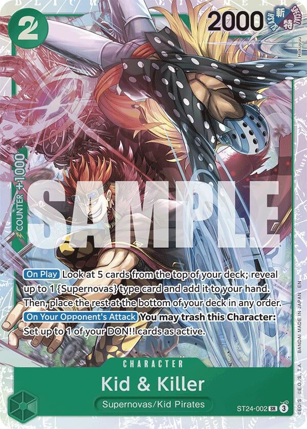 Image for Kid & Killer (ST24-002) (ST-24) - One Piece Card Game