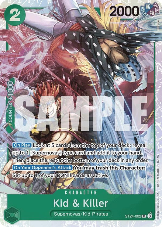 Image for Kid & Killer (ST24-002) (ST-24) - One Piece Card Game