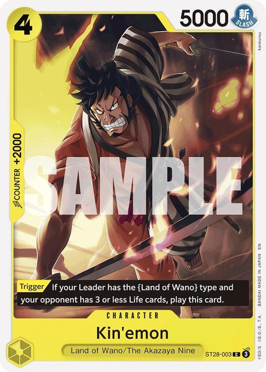 Image for Kin'emon (ST28-003) (ST-28) - One Piece Card Game