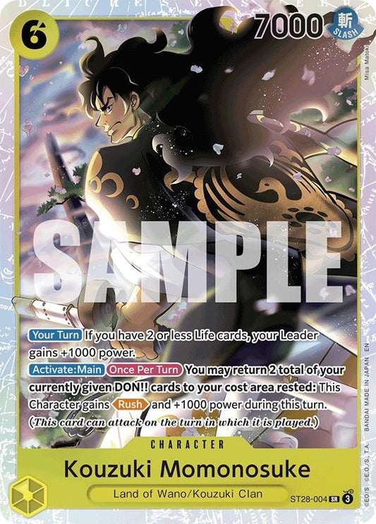Image for Kouzuki Momonosuke (ST28-004) (ST-28) - One Piece Card Game