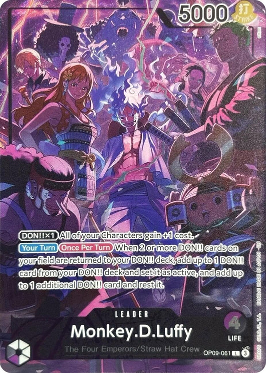 Image for Monkey.D.Luffy (English Version 2nd Anniversary Set) (OP09-061) (OP-PR) - One Piece Card Game