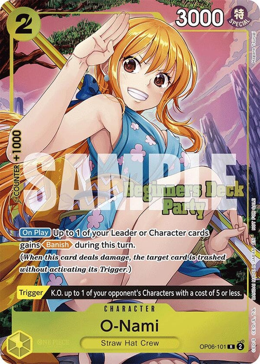 Image for O-Nami (Beginners Deck Party [ST-23] - [ST-28] Winner Pack) (OP06-101) (OP-PR) - One Piece Card Game