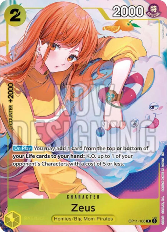 Image for Zeus (Official Playmat -Bandai Card Games Fest 24-25 Edition-) (OP11-106) (OP-PR) - One Piece Card Game