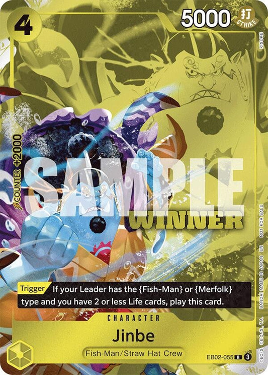 Image for Jinbe (Winner Pack 2025 Vol. 3) (EB02-055) (OP-PR) - One Piece Card Game