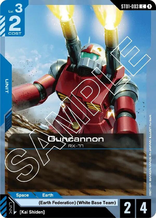 Image for Guncannon (ST01-003) (ST01) - Gundam Card Game