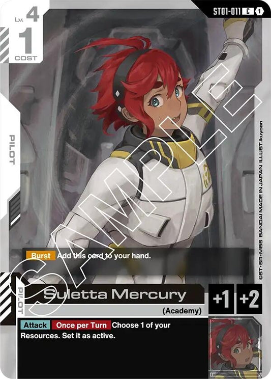 Image for Suletta Mercury (ST01-011) (ST01) - Gundam Card Game