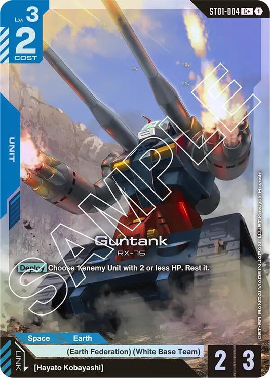 Image for Guntank (C+) (ST01-004) (ST01) - Gundam Card Game
