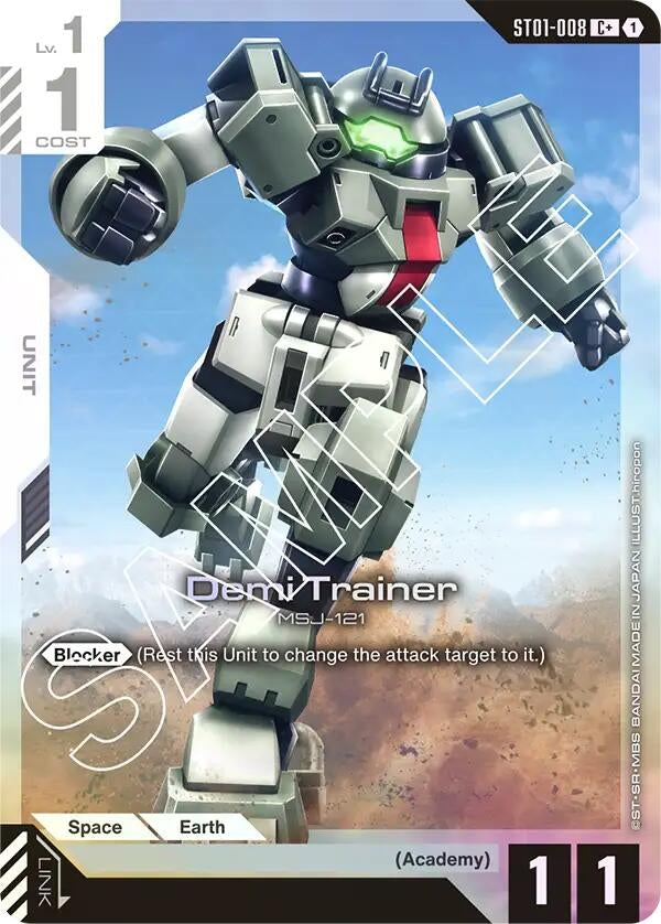 Image for Demi Trainer (C+) (ST01-008) (ST01) - Gundam Card Game
