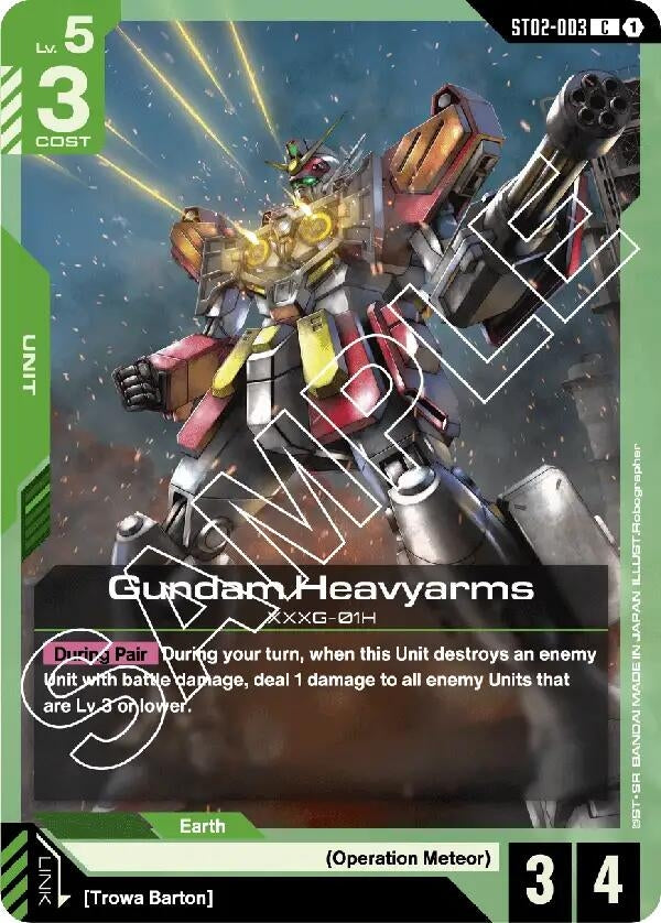 Image for Gundam Heavyarms (ST02-003) (ST02) - Gundam Card Game