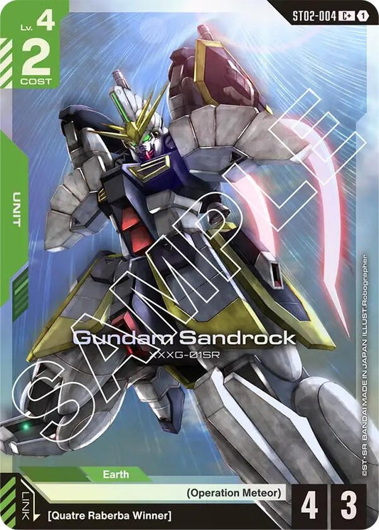 Image for Gundam Sandrock (C+) (ST02-004) (ST02) - Gundam Card Game