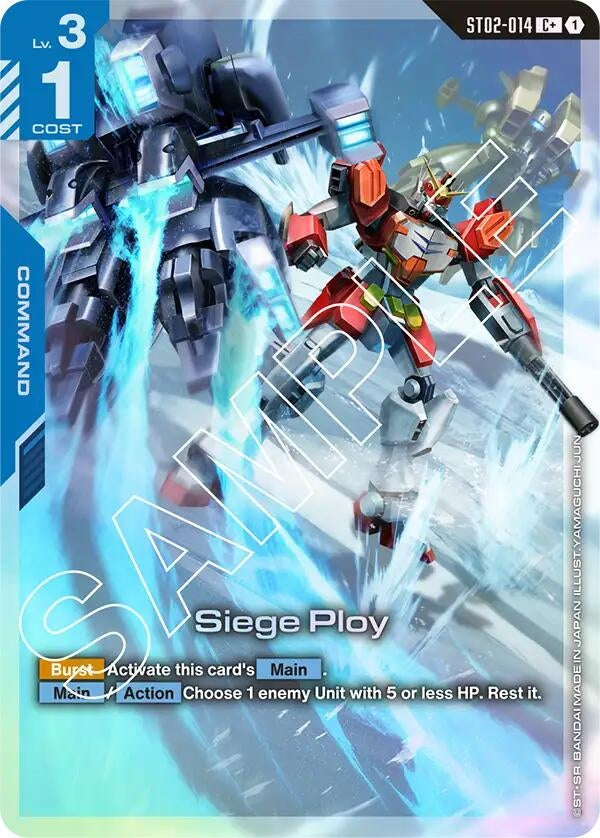 Image for Siege Ploy (C+) (ST02-014) (ST02) - Gundam Card Game