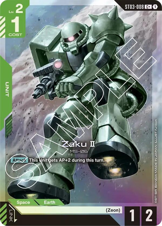 Image for Zaku II (C+) (ST03-008) (ST03) - Gundam Card Game