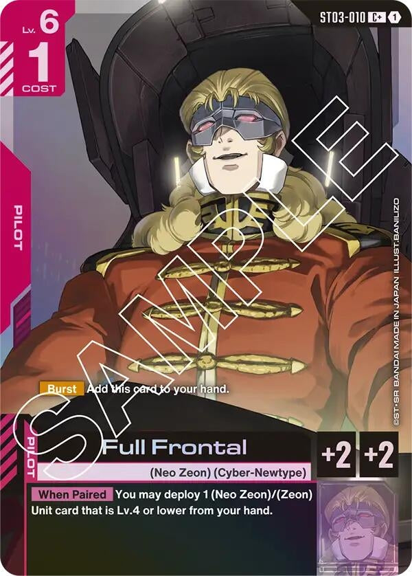 Image for Full Frontal (C+) (ST03-010) (ST03) - Gundam Card Game