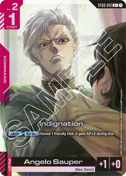 Image for Indignation (C+) (ST03-012) (ST03) - Gundam Card Game
