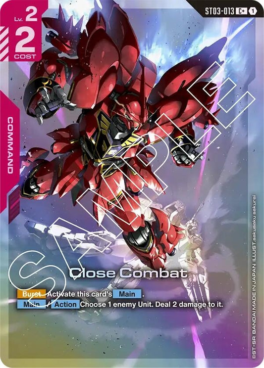 Image for Close Combat (C+) (ST03-013) (ST03) - Gundam Card Game