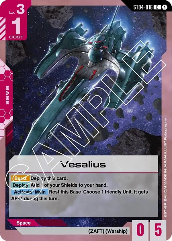 Image for Vesalius (ST04-016) (ST04) - Gundam Card Game
