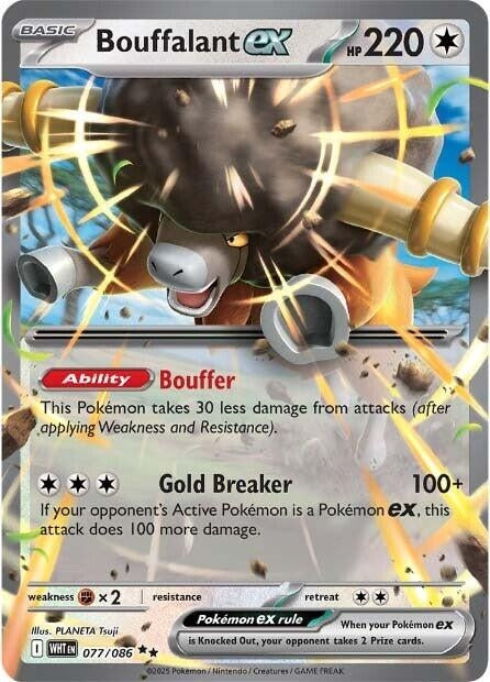 Image for Bouffalant ex (077/086) (WHT) - Pokemon