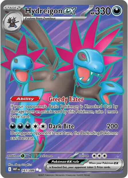 Image for Hydreigon ex (161/086) (WHT) - Pokemon