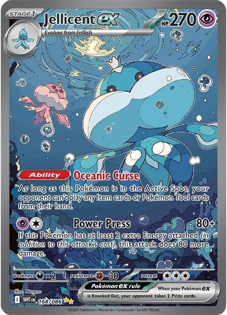Image for Jellicent ex (168/086) (WHT) - Pokemon
