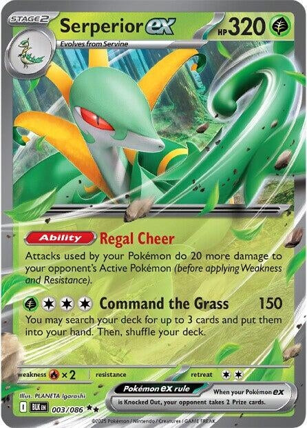 Image for Serperior ex (003/086) (BLK) - Pokemon