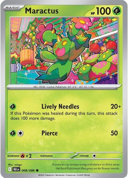 Image for Maractus (008/086) (BLK) - Pokemon