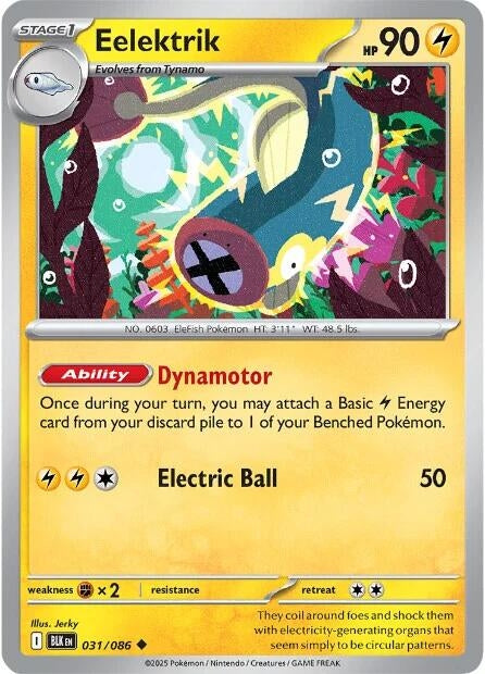Image for Eelektrik (031/086) (BLK) - Pokemon