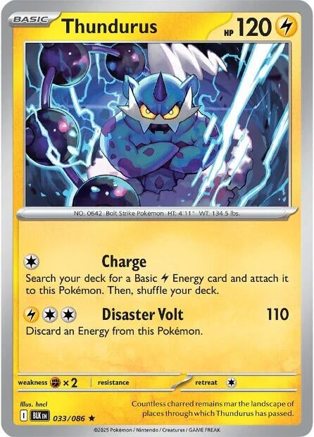 Image for Thundurus (033/086) (BLK) - Pokemon
