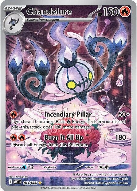Image for Chandelure (103/086) (WHT) - Pokemon