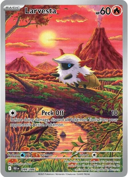 Image for Larvesta (099/086) (BLK) - Pokemon