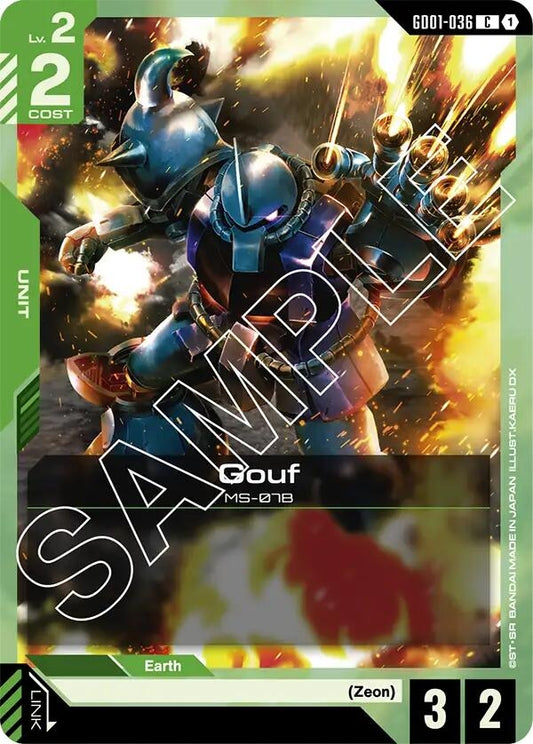 Image for Gouf (GD01-036) (GD01) - Gundam Card Game