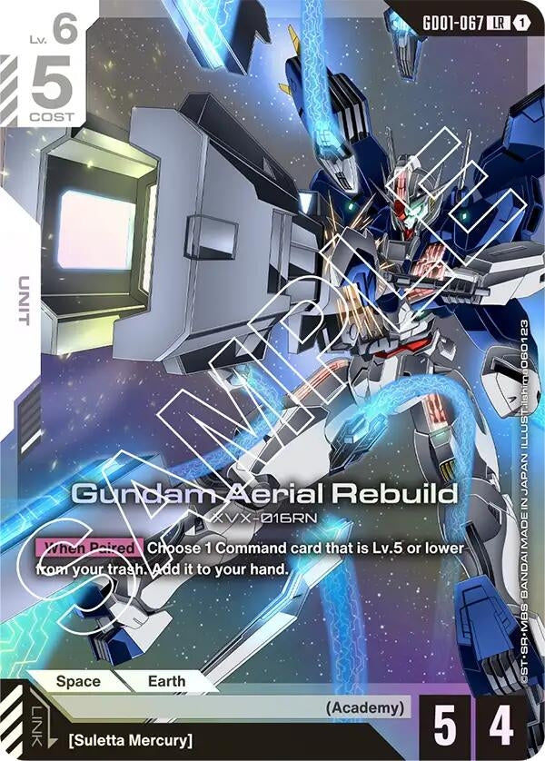 Image for Gundam Aerial Rebuild (GD01-067) (GD01) - Gundam Card Game