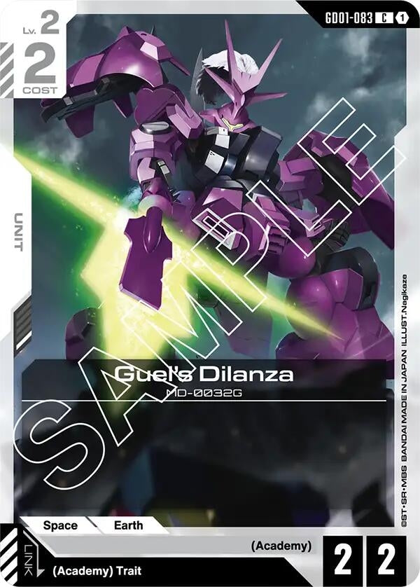 Image for Guel's Dilanza (GD01-083) (GD01) - Gundam Card Game