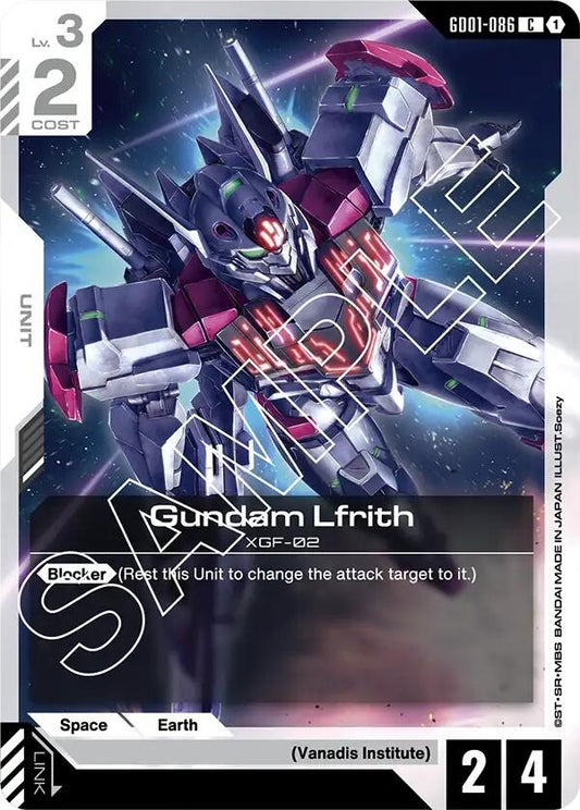 Image for Gundam Lfrith (GD01-086) (GD01) - Gundam Card Game