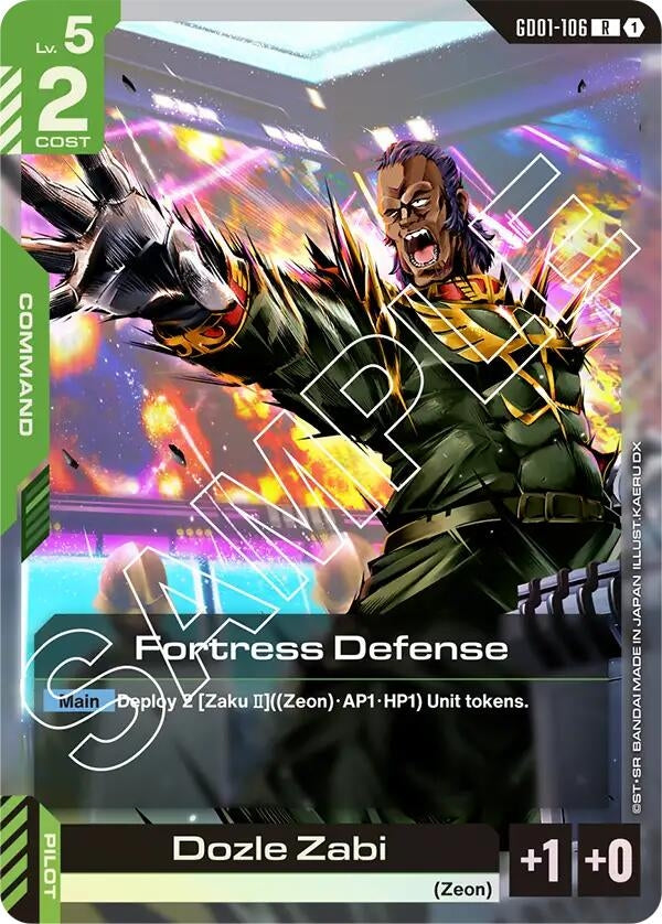 Image for Fortress Defense (GD01-106) (GD01) - Gundam Card Game