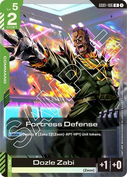 Image for Fortress Defense (GD01-106) (GD01) - Gundam Card Game