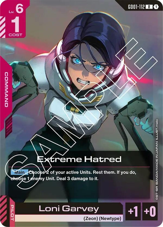 Image for Extreme Hatred (GD01-112) (GD01) - Gundam Card Game