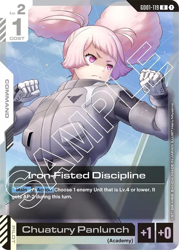 Image for Iron-Fisted Discipline (GD01-119) (GD01) - Gundam Card Game