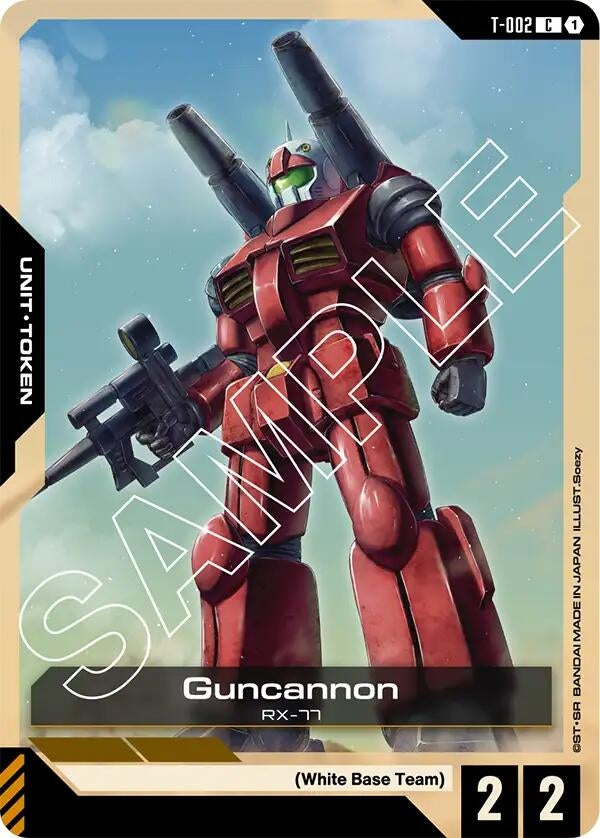 Image for Guncannon (T-002) Token (T-002) (GD01) - Gundam Card Game
