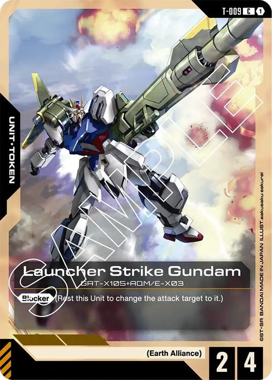 Image for Launcher Strike Gundam (T-009) Token (T-009) (GD01) - Gundam Card Game