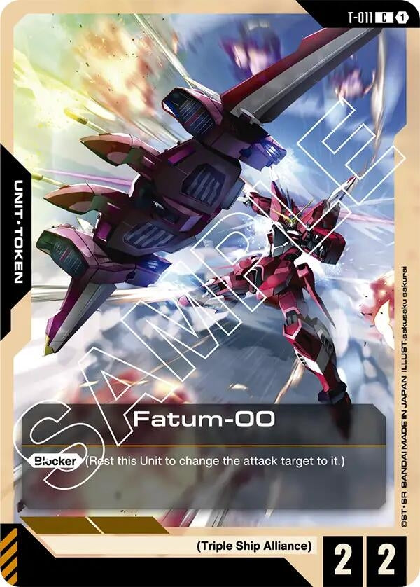 Image for Fatum-00 (T-011) Token (T-011) (GD01) - Gundam Card Game