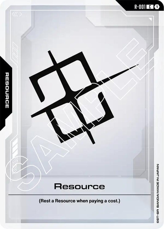Image for Resource (R-001) (GD01) - Gundam Card Game