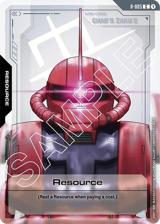Image for Resource (R-005) (R-005) (GD01) - Gundam Card Game